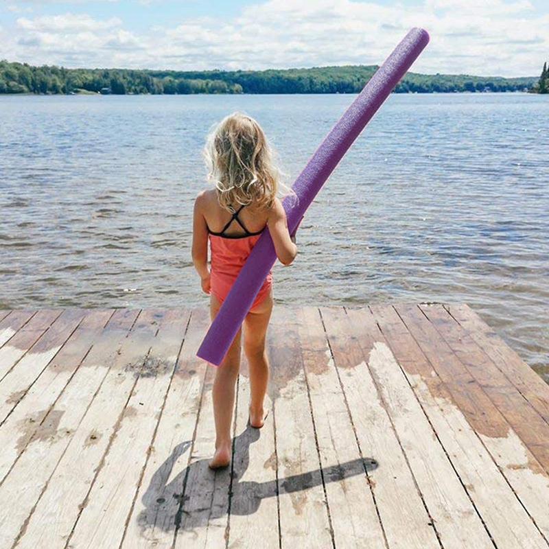1 Piece Summer Water Game Swimming Floating Foam Stick Flexible Swim Pool Water Float Aid Woggle Noodles Foam Toy For Adults Kid