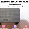 30mm NonSkid Shock Absorbing Silicone Feet Adhesive Mats For Speaker Cabinets Vibration Isolators Pad Secure Installation