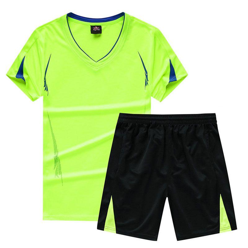 Breathable Summer Quick-drying Sports Suit With Short Sleeve T-shirt And Shorts**