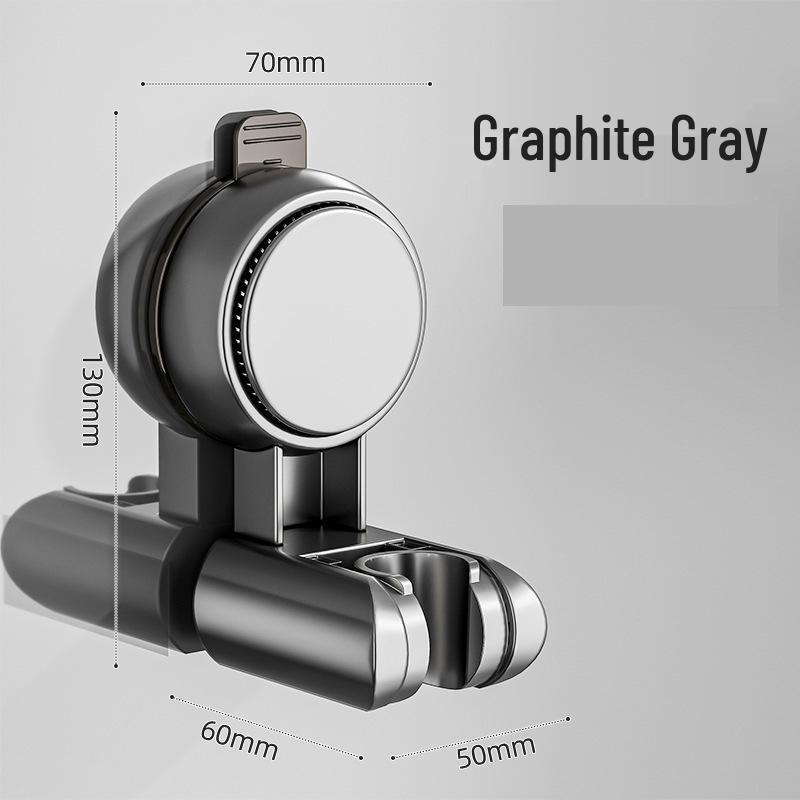 Adjustable Punch-Free Suction Cup Shower Head Holder - Secure & Versatile Bathroom Solution