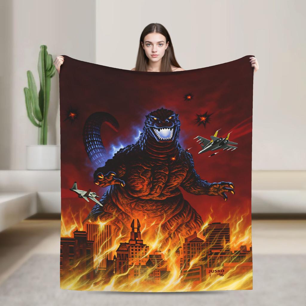 M-Monster King Blanket Quality Soft Warm Throw Blanket Winter Girls Boys Couch Bed Fashion Bedspread