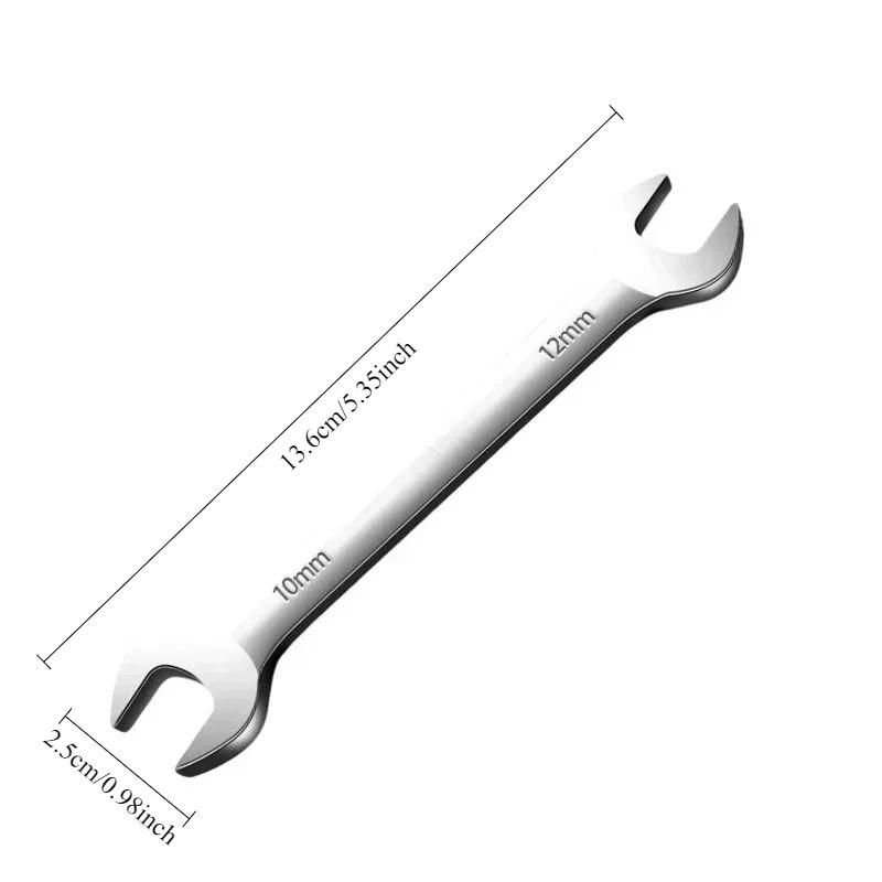 1 stuks Multi-specificatie Vaste Dubbeldoels Dubbelopenende Sleutel Dubbelzijdig Open-eind Sleutel Voertuigreparatie Onderhoudsgereedschap