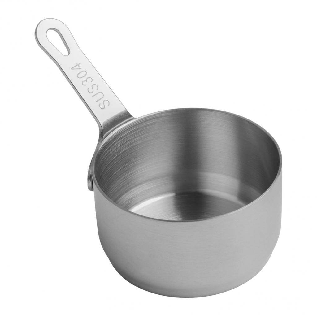 High Temperature Resistant Sauce Pan 100ML Stainless Steel Pot for Easy Use