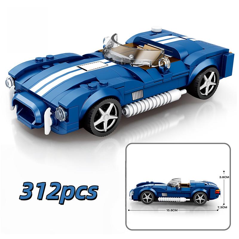 Fresh-From-Factory High-Standard Sports Car Building-Set High-Standard Building-Bricks Collection Kit High-Standard Creative City-Area Transport NO BOX