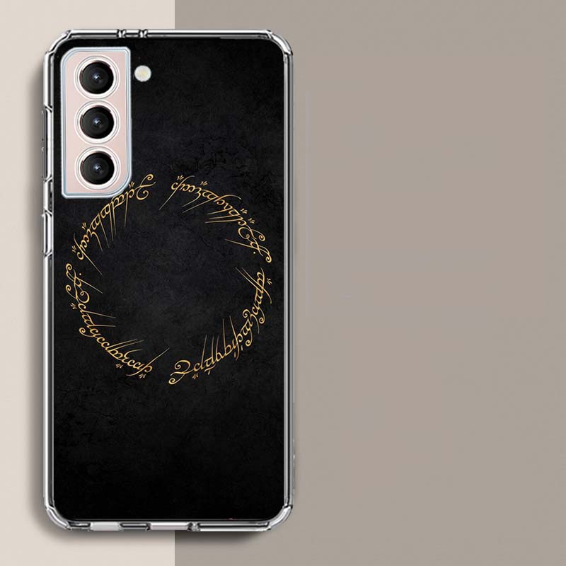 The L-Lord of the R-Rings Phone Case For Samsung Galaxy S25 Edge S24 S23 FE S21 S20 S10 Plus S22 S26 Ultra Cover Clear Cases TPU