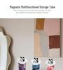 Premium Magnetic Fluffy Eyeglass Stand: Scratch-Proof PU Printed Desktop & Bedside Storage Rack