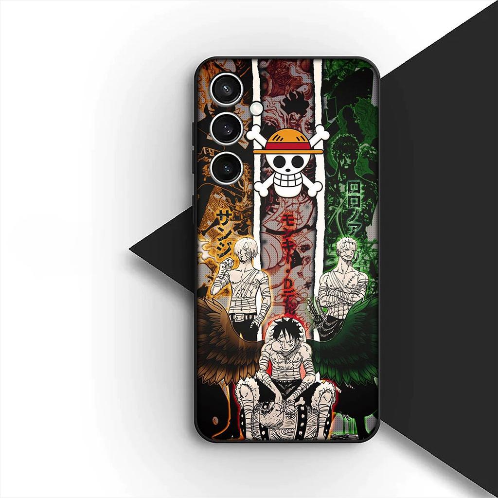 Cover for Motorola Moto G55 G45 G75 G85 G35 Edge 50 30 Fusion 40 NEO Ultra Pro Phone Case Roronoa Zoro Sanji One Luffy Pieces