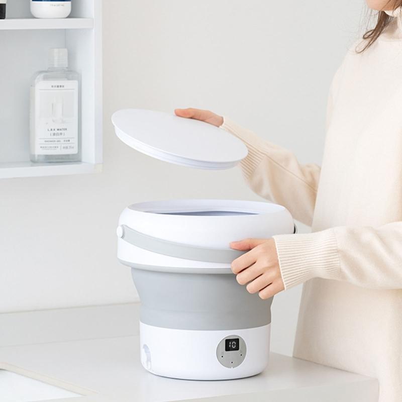 Space Saving Foldable Miniature Dishwasher Small Dishwashing Machine for Small Kitchens Dishes and Vegetables Cleaner