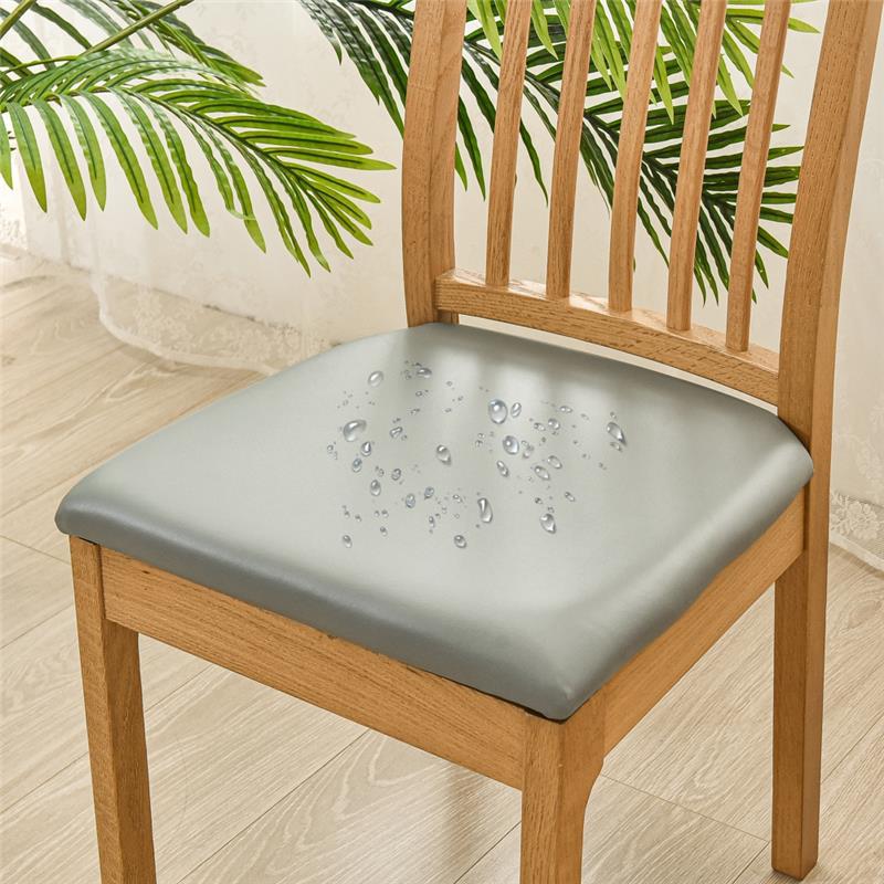 PU Leather Waterproof  Oil-proof Cat Scratching Chair Cover  Chair Cushion Cover  Stool Cover