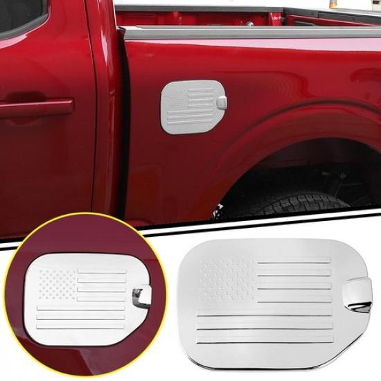 

Fuel Filler Door Gas Tank Cap Cover Trim Decoration For Ford F150 21+ Chrome