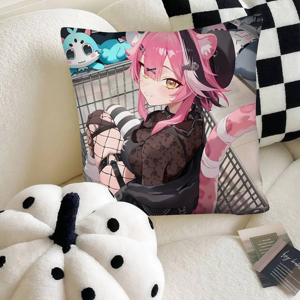 Raora Panthera Anime Pillow Case Square Pillow Bedroom Sofa Leisure Comfort Cushion Car Home Decoration