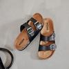 Men's Summer Cork Slippers 2025 - Thick Sole, Wear-Resistant, Birkenstock Style Beach Sandals