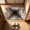 Water-absorbing Optical Illusion Doormat 3D Flat Bedroom Door Rug Bathroom Carpet  Home Decor
