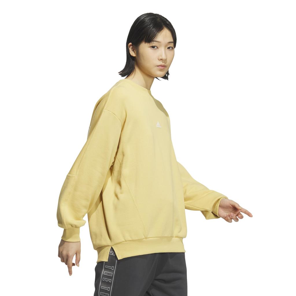 Adidas KTX50 Warding Loose Fit French Terry Crew Neck Size M Women's Sweatshirt, (JG8173)