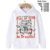 The Demogorgon Hawkins Cannibal Flower Hoodie Kids Cartoon Boys Girls Children Sweatshirts
