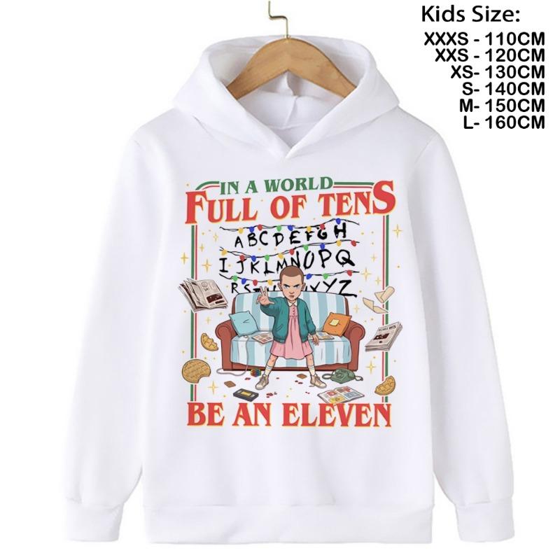 The Demogorgon Hawkins Cannibal Flower Hoodie Kids Cartoon Boys Girls Children Sweatshirts