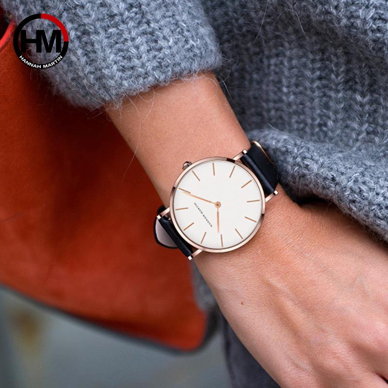 Hannah Martin Damenuhr, wasserdicht, 36 mm, modisch, vielseitig