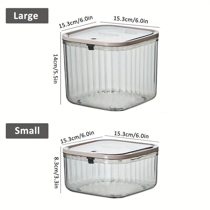 Transparente Mini-Schreibtisch-Aufbewahrungsbox, mit Pop-Up-Deckel, Wasserdichter Multifunktionaler Aufbewahrungsbehälter, Aufbewahrungsbox für Waschmittelspender