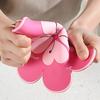 Creative Flower Insulation Pads Thick Anti Slip Wear-resistant Placemat Anti Scalding Household Mats Adsorption Wall Decoration