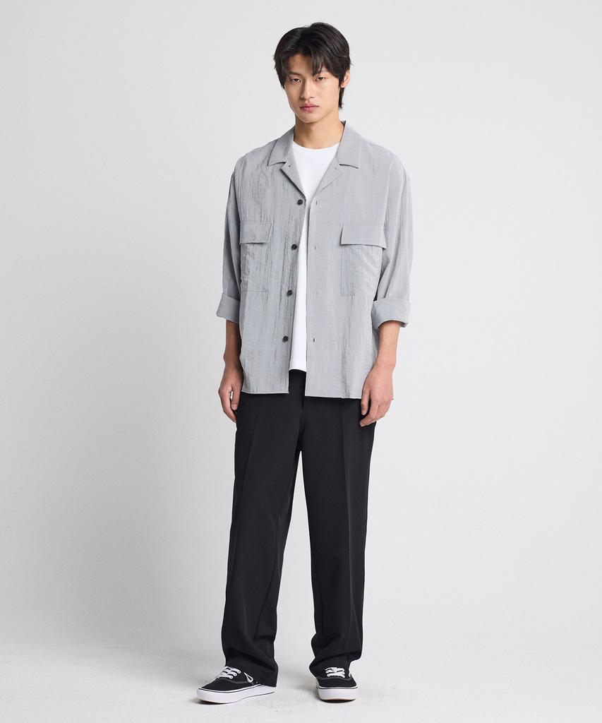STCO Nylon Outer Shirt Gray (Oversized)_Sdsua86Osg