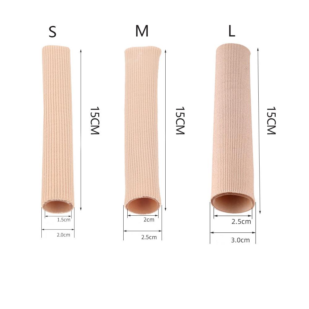 Zehentrenner aus Stoff, Fingerschutz, Applikator, Hühneraugen, Hornhautentferner, Ballenzehen-Korrektor, Pediküre-Werkzeug, Schmerzlinderungsschlauch, Fußpflege