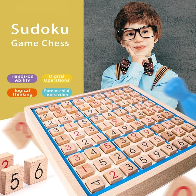 Sudoku Crosswords Montessori Wooden Educational Digits Inference Logic Games Latin Square Math Puzzles Number Place Games Toys