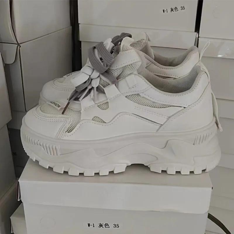 

Fashion Fashion Women Sneakers New Women s Vulcanized Shoes Thick Bottom Slip On Female Women Shoes Plus Size 35 темно серый