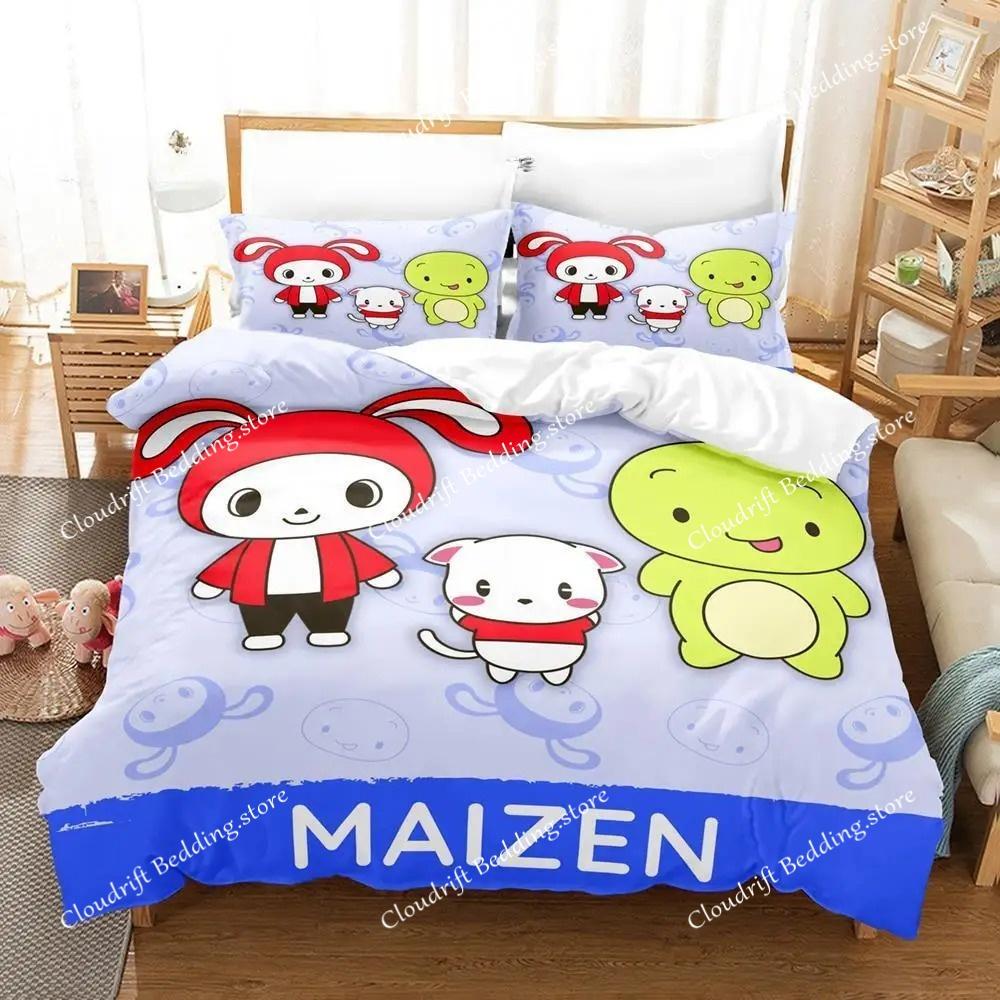 New Maizen Sisters Bedding Set Single Twin Full Queen King Size Bed Set Adult Kid Bedroom Duvet Cover Sets Anime Bed Sheet Set