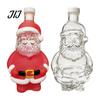 Ferienhaus Bar Dekoration Weihnachtsmann Whiskey Karaffe zur Alkoholaufbewahrung, 320ml Weihnachtliches Glas Weinsammlerflasche, Dekorativer Behälter Und Party