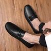 Genuine Leather Men Shoes Luxury Brand Formal Casual Mens Loafers For Men Moccasins Soft Breathable Slip on Boat Shoes