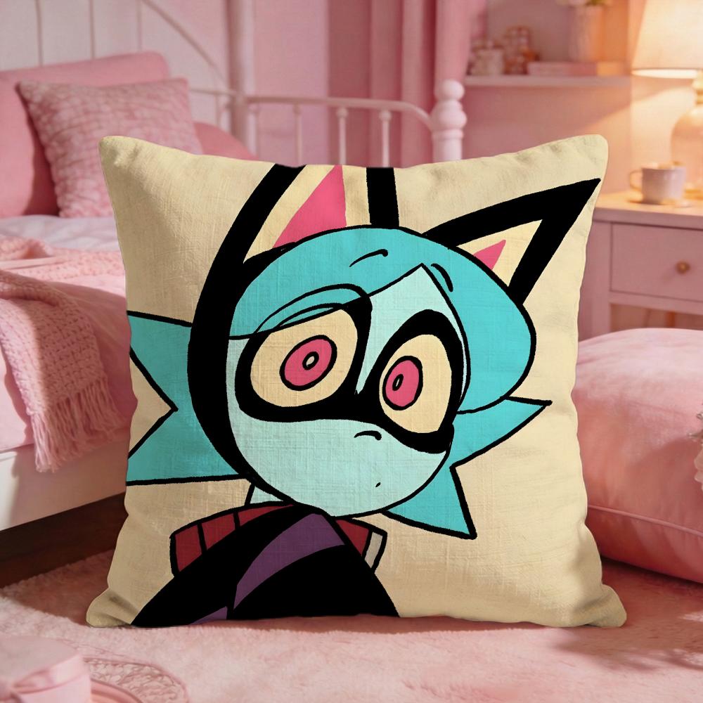 Anime PPSYCHO CCUTIESS Cushion Cover Premium Comfort Reversible Pillow Cove Two In One Design For Any Room  Car Interior
