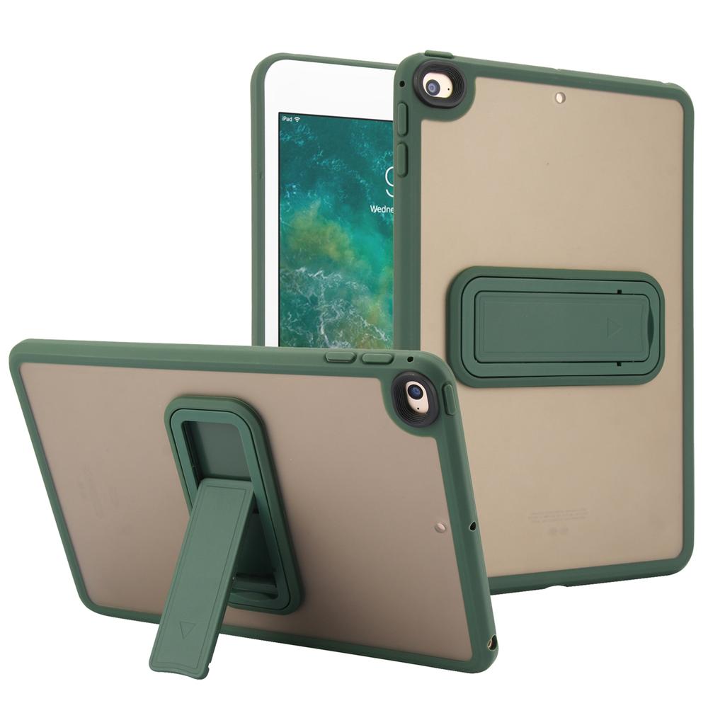 For iPad mini (2019) 7.9 Inch/mini 4 Case with Kickstand TPU+PC Skin-Touch Tablet Cover