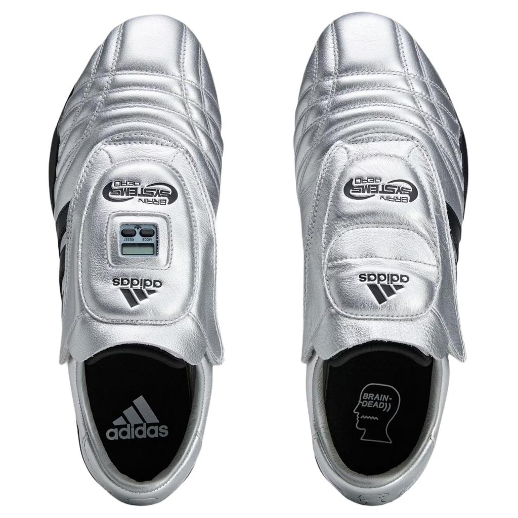 Brain Dead X Adidas Taekwondo Silver Black White Unisex Sneakers JQ9215