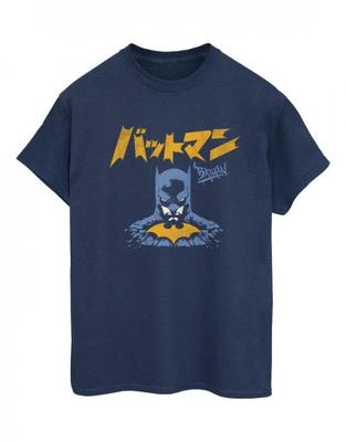 Womens/Ladies Batman Japanese Stare Cotton Boyfriend T-Shirt