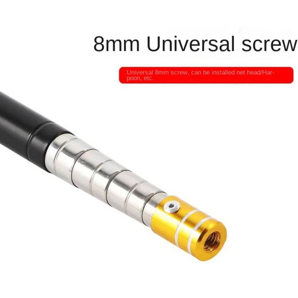2025 Retractable Retractable Rod Stainless Steel Sturdy Positioning Positioning Telescopic Fishing Tool Pole
