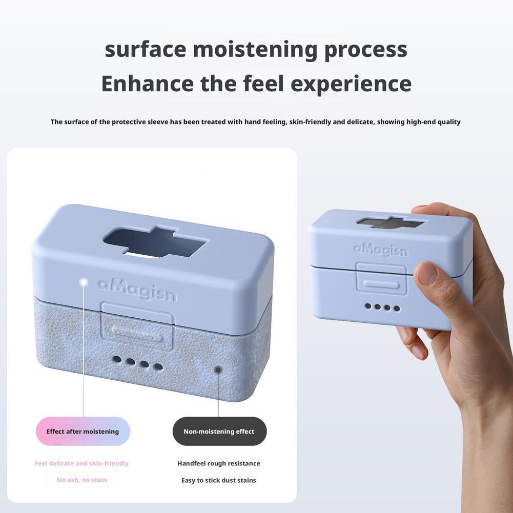 Colorful Silicone Cover For DJI MIC Mini Microphone Charging Case Dustproof Protective Cover Quick Release Skin Shell Accssories