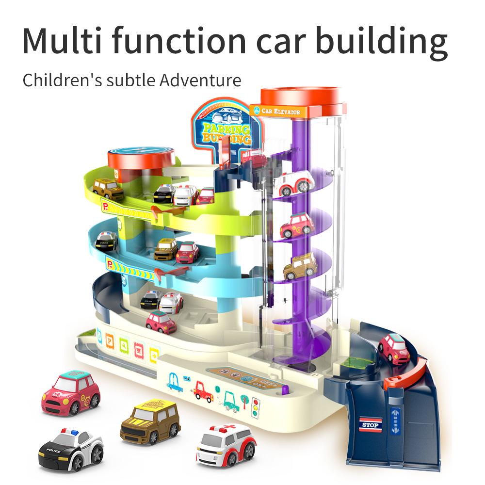 Children's Adventure Toy Car Track: Brain-Boosting Building Set for Ages 3-4