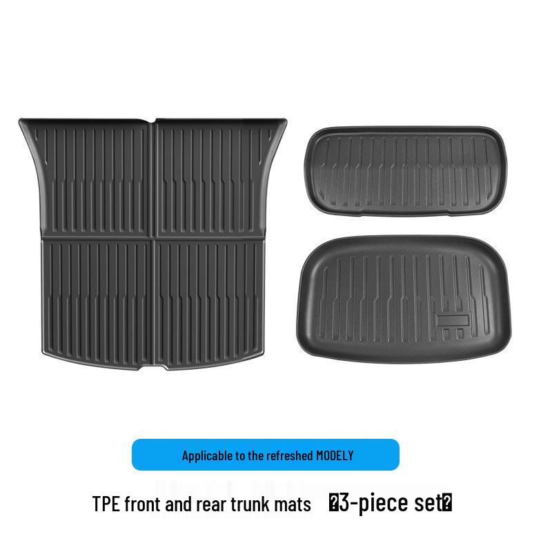 Tesla Model Y/3 Waterproof Front and Rear Trunk Mats - Full Coverage Accessories