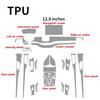 Center Console Navigation Instrument Screen Transparent Tpu Protective Film Car Interior For BYD Song Plus DMI EV 2021-2022