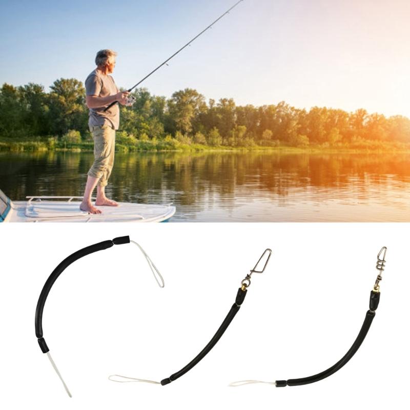 Heavy Duty 15.75in Shockcord Professional Equipment Accessory Spearfishing Shock Cord with Stainless Steel Snap