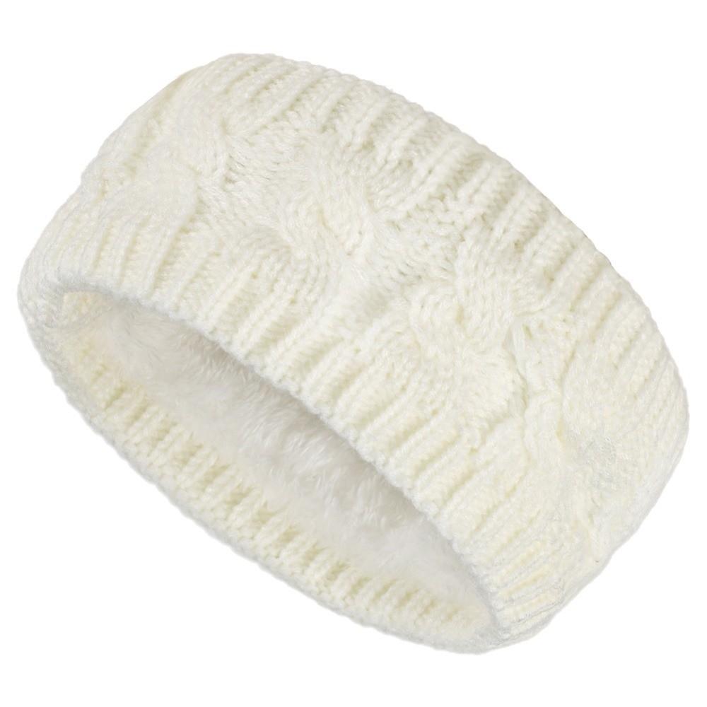 Thickned Ear Protection Headband Wide Hairband Fashion Knitted Headband Winter