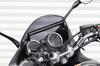 Kijima Motorcycle Handlebar Mounting for Parts, Bar, Steel, CB400SB/CB1300SB ('14-), 22.2mm, Black, 204-0692