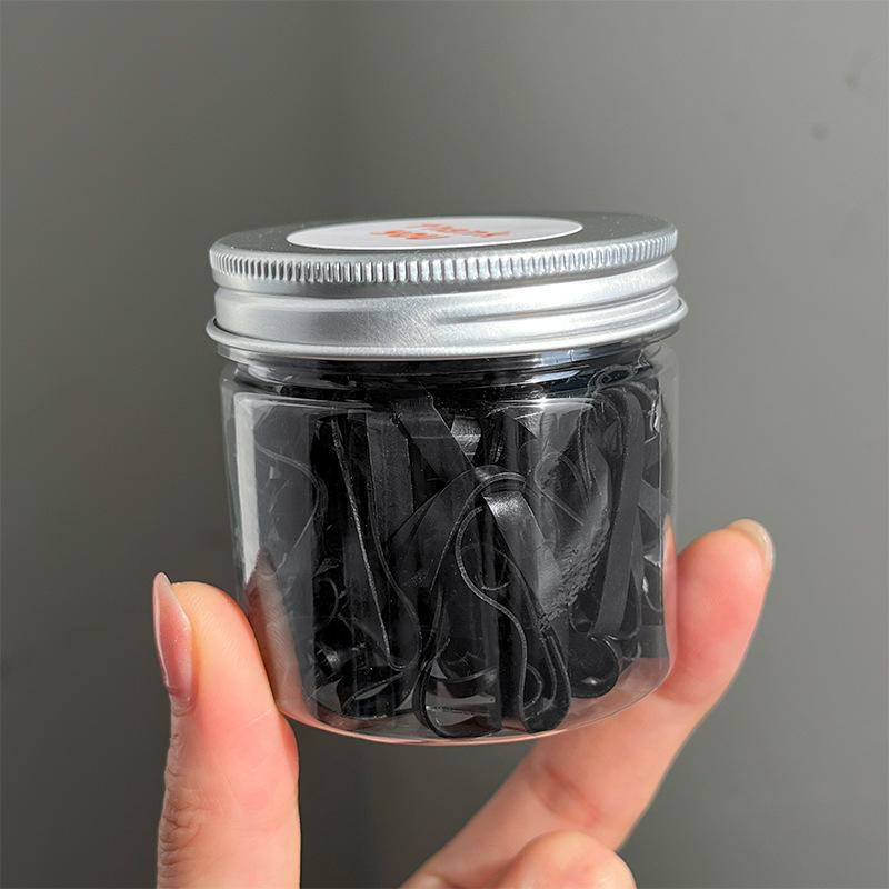 

Thickened Disposable Elastic Hair Ties, Durable Non-Damage Polyresin Hair Bands, Assorted Solid Colors, Minimalist Sweet Style Hair Accessories