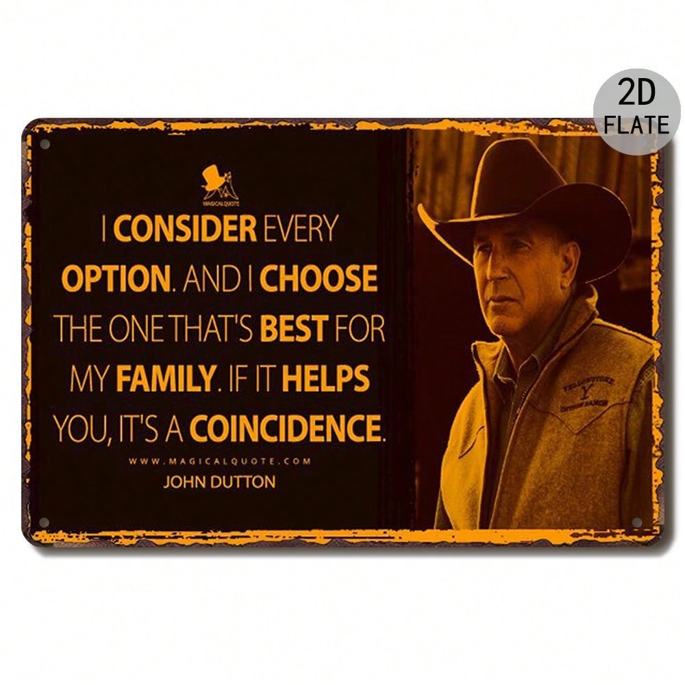 Vintage Retro Metal Tin Sign Wall Art Quote Poster Rustic Home Decor 8x12 Inch