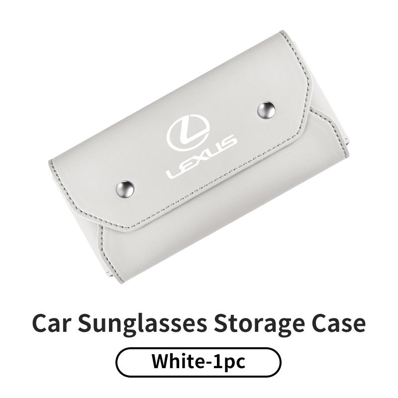 CKU5 Car Sun Visor Glasses Case Leather Sunglasses Box Eyeglasses Holder For Lexus UX250h RX450h CT200h RX400h NX300h RX350 RX300 GX