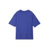 Nike Drop Shoulder Sleeve T Shirt Women's Fitness Blue FQ7011-431