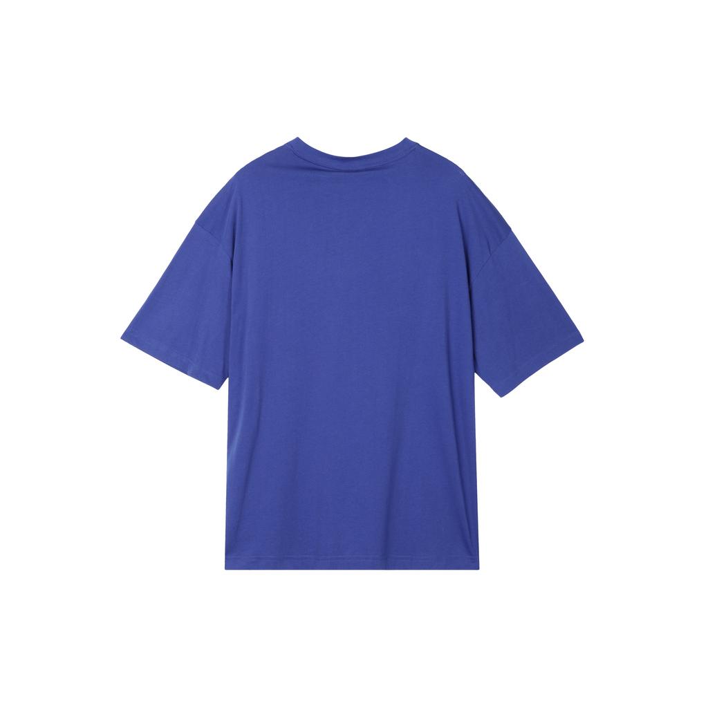 Nike Drop Shoulder Sleeve T Shirt Women's Fitness Blue FQ7011-431