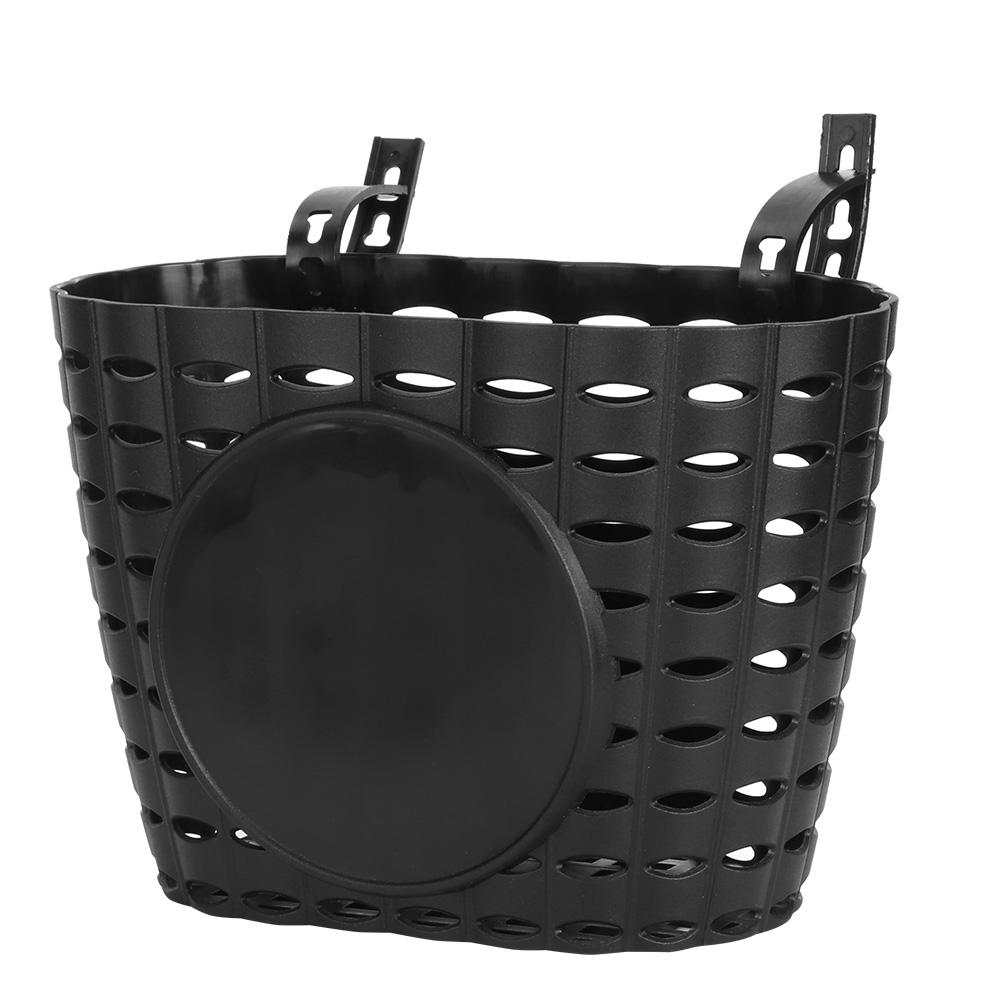 

Children Kid Bike Bicycle Thicken Plastic Front Hanging Basket Storage Bag Accessory Black
