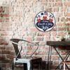 Fourth of July Patriotic Metal Wall Art Home Decor Outdoor Indoor American Flag Gift