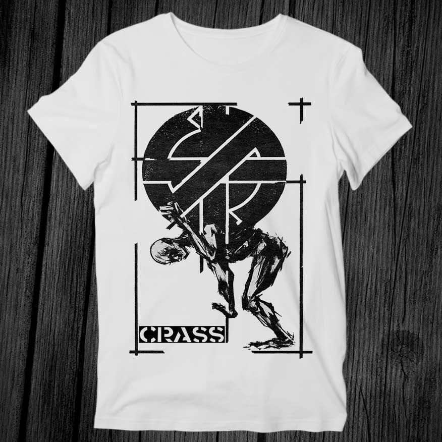 

Crass Punk Anarchy British Street Graffiti T Shirt Unisex Adult Mens Womens Gift Cool Music Fashion Top Vintage Retro Tee G228 4XL